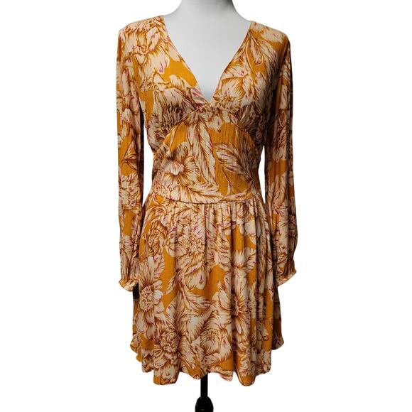 NWT Band of the Free Floral Mini Dress Women's M‎ Wedding Guest Party Size M - Picture 1 of 11